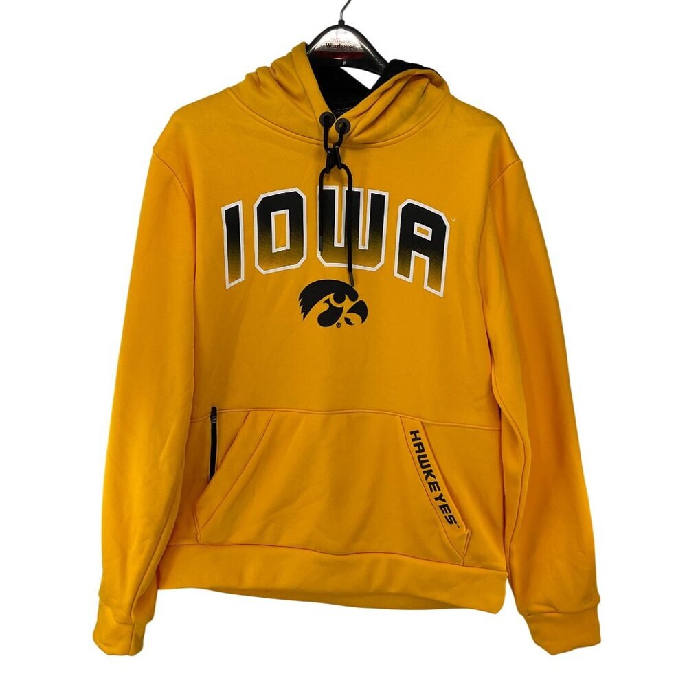 Iowa Hawkeyes Gold Hoodie Sweatshirt  100% Polyester
